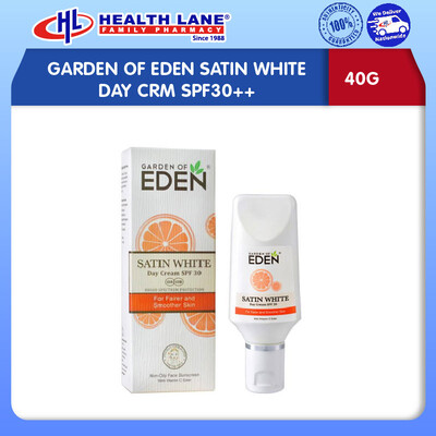 GARDEN OF EDEN SATIN WHITE DAY CRM SPF30++ (40G)